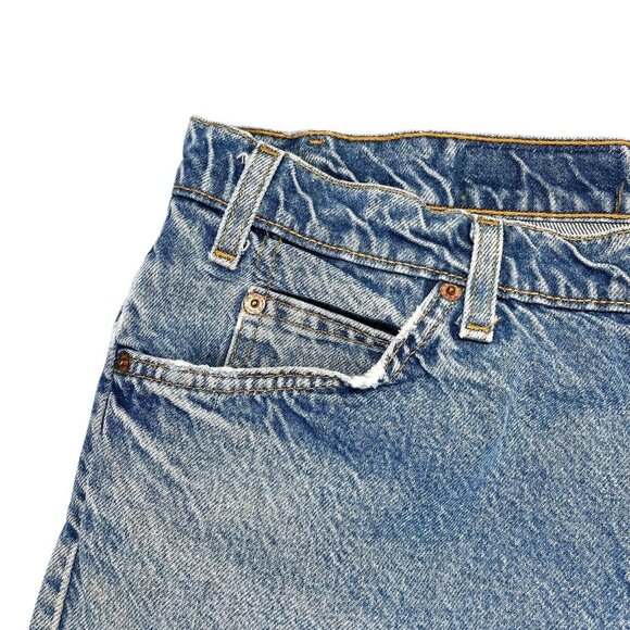 Vintage Levis Jeans Light Wash Orange Tab Straight- NO tag-Measures Men’s 40x28 - Picture 2 of 11